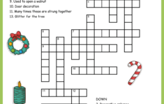Christmas Decorations Crossword inside Some Christmas Trees Nyt Crossword