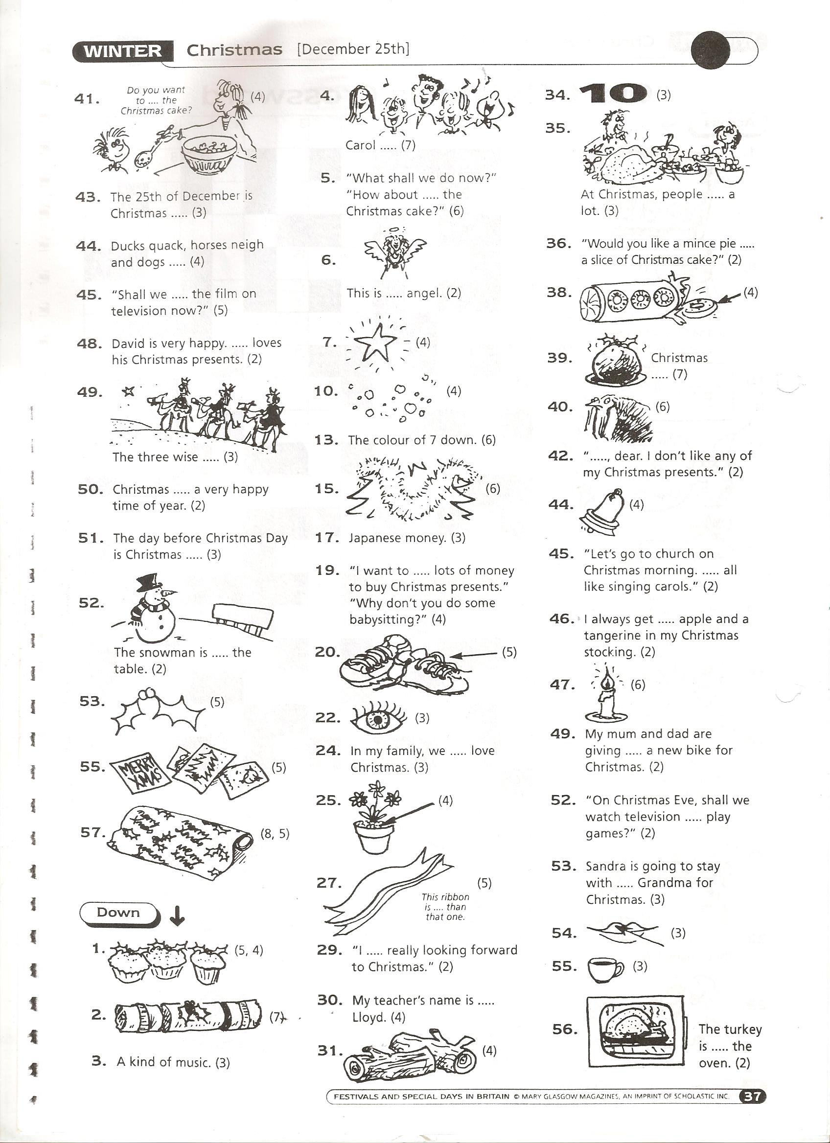 christmas extratask klub anglofana throughout the giant christmas crossword Christmas Extratask | Klub Anglofana throughout The Giant Christmas Crossword
