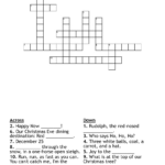 Christmas Fun! Crossword   Wordmint In Christmas Fun Crossword Puzzle