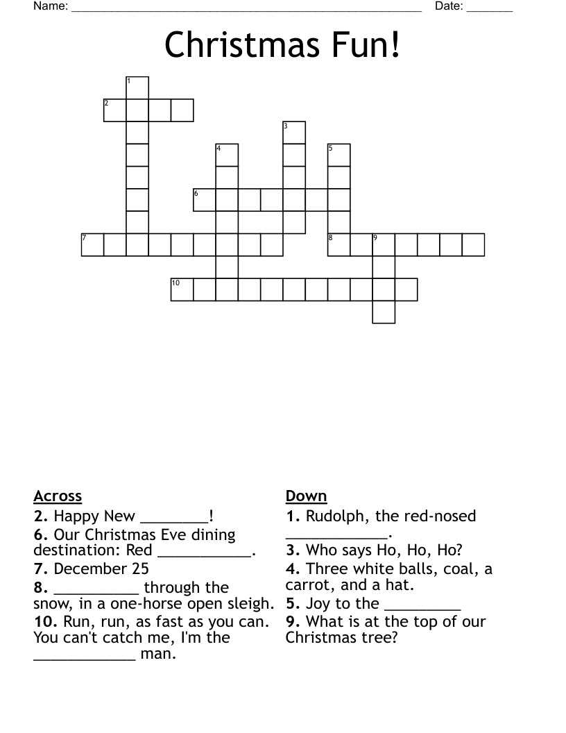 christmas fun crossword wordmint in christmas fun crossword puzzle Christmas Fun! Crossword - Wordmint in Christmas Fun Crossword Puzzle