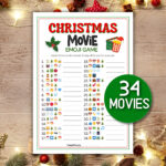 Christmas Games Movies   Etsy Uk Throughout Props In Some Christmas Movies Crossword Clue