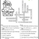 Christmas Joy Crossword Puzzle To Print   Puzzlesandplans Intended For Christmas Crosswords For Adults With Answers