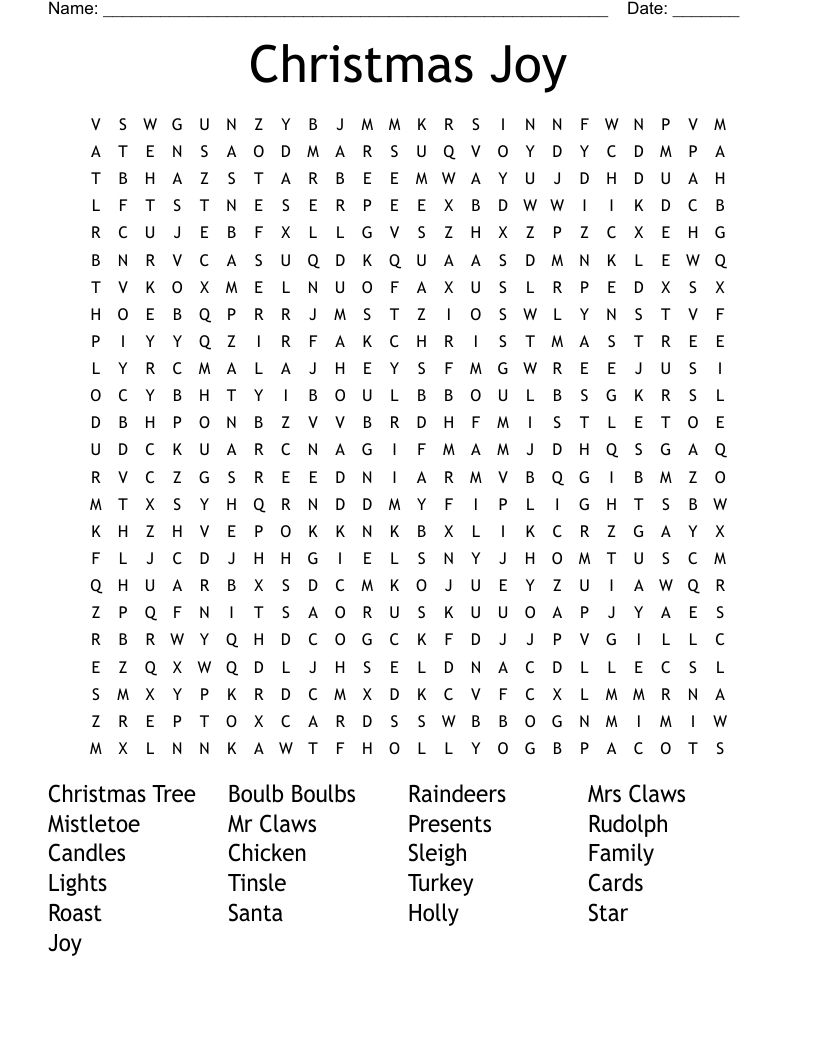 christmas joy word search wordmint for christmas joy crossword puzzle Christmas Joy Word Search - Wordmint for Christmas Joy Crossword Puzzle