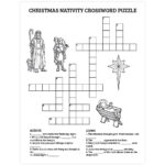 Christmas Nativity Crossword Puzzle   Printable Inside Christian Christmas Crossword Printable