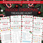 Christmas Scavenger Hunt Adult Kids   Etsy For Christmas Themed Pub Crawl Crossword Clue