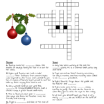 Christmas Song Lyric Crossword   Wordmint Intended For Sing A Song Christmas Crossword Puzzle
