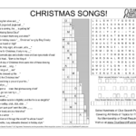 Christmas Songs Trivia Quiz For A Christmas Song Crossword