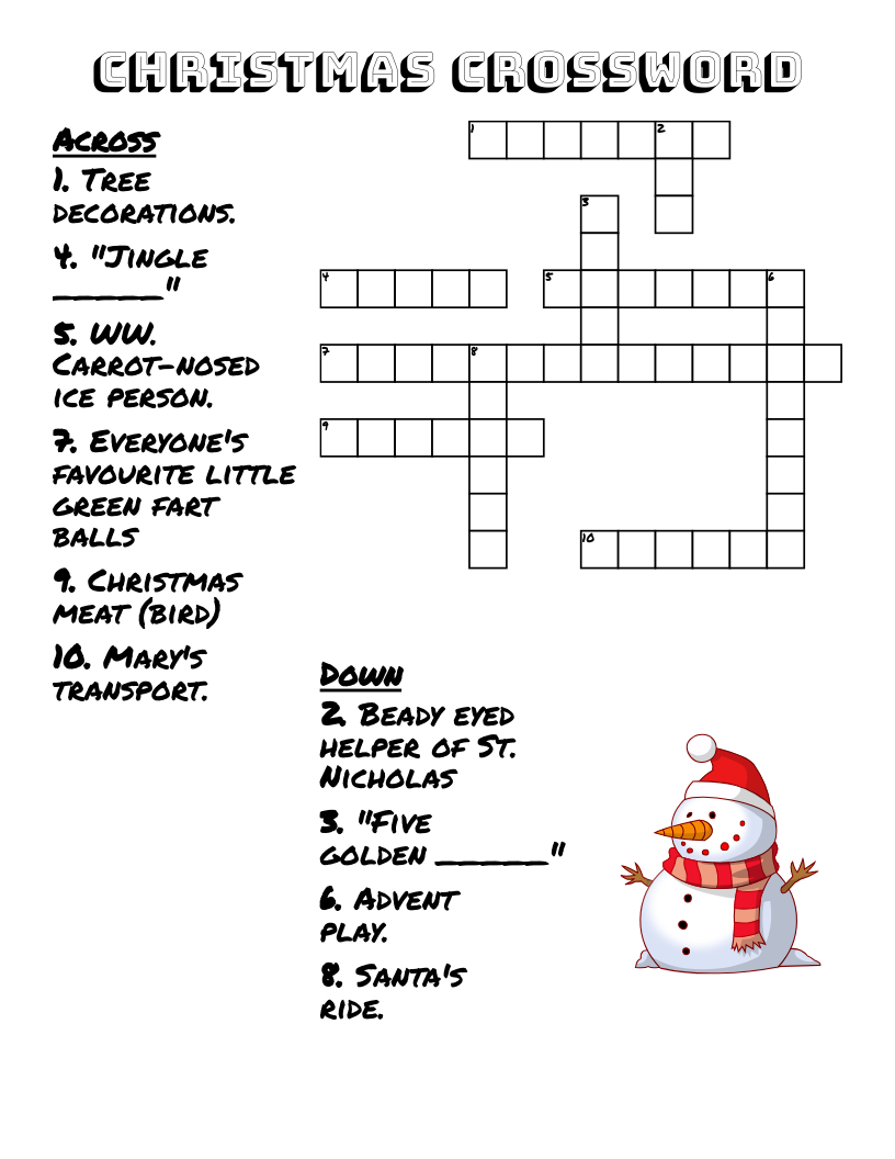 christmas songs word search wordmint in popular christmas song crossword clue Christmas Songs Word Search - Wordmint in Popular Christmas Song Crossword Clue