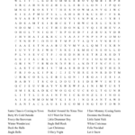 Christmas Songs Word Search   Wordmint With Popular Christmas Song Crossword Clue