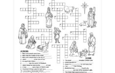 Christmas Story Crossword Puzzle - Printable within Free Printable Crossword Puzzle Christmas