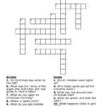 Christmas Theme Crossword   Wordmint Pertaining To Christmas Tree Choice Crossword