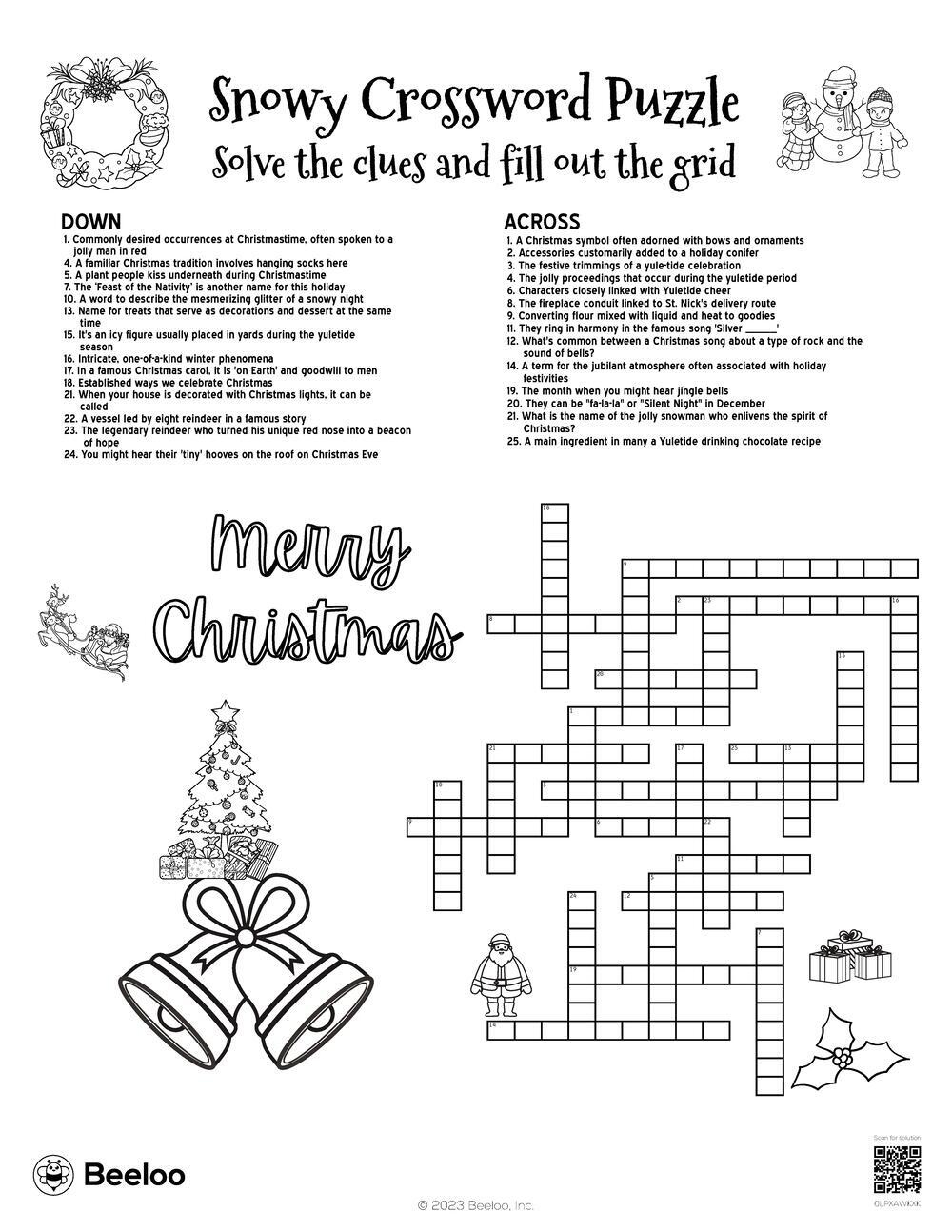 christmas themed crossword puzzles beeloo printable crafts and with regard to christmas season activity crossword Christmas-Themed Crossword Puzzles • Beeloo Printable Crafts And with regard to Christmas Season Activity Crossword