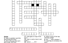 Christmas Time Crossword – Wordmint with Christmas Gifts Crossword Puzzle Answers