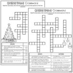Christmas   Top Teacher Regarding The Holiday Zone Merry Christmas Crossword Puzzle