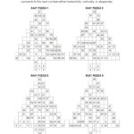Christmas Tree Hidato Puzzles [Free Printable Pdf] Regarding Christmas Tree Crossword Answer Key