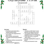 Christmas Trivia Crossword   Etsy Canada For Christmas Trivia Crossword Puzzle