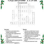 Christmas Trivia Crossword   Etsy Canada Within Christmas Trivia Crossword Puzzle
