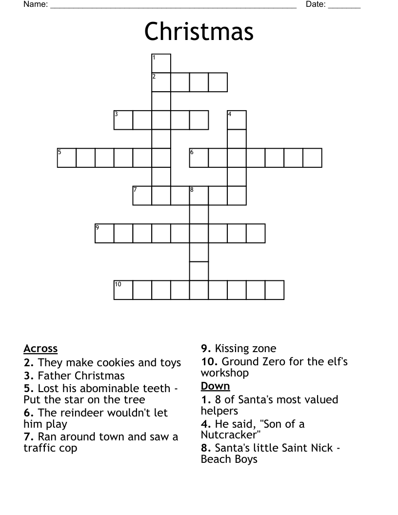 christmas trivia crossword wordmint intended for the holiday zone christmas crossword Christmas Trivia Crossword - Wordmint intended for The Holiday Zone Christmas Crossword