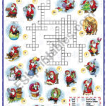 Christmas Vocabulary Crossword   Esl Worksheetmpotb With Regard To Christmas Vocabulary Crossword Puzzle