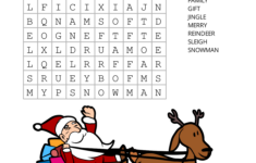 Christmas Word Search (Free Printable Pdf Puzzles) – Free pertaining to Christmas Crosswords For Kids