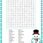 Christmas Word Search (Free Printable Pdf Puzzles) – Free Within Christmas Word Searches And Crossword Puzzle