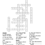 Christmas Words Crossword   Wordmint Within Christmas Words For Crossword