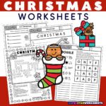 Christmas Worksheets (Free Printables)   Superstar Worksheets For Christmas Eve Visitor Crossword Clue