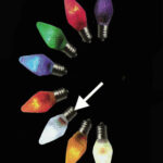 Club Pack Of 25 Led C7 Pure White Replacement Christmas Light In Type Of Bulb In Many Christmas Lights Crossword Clue