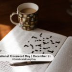 Crossword Puzzle Day   December 21   National Day Calendar Throughout Like Christmas Merchandise In October Crossword