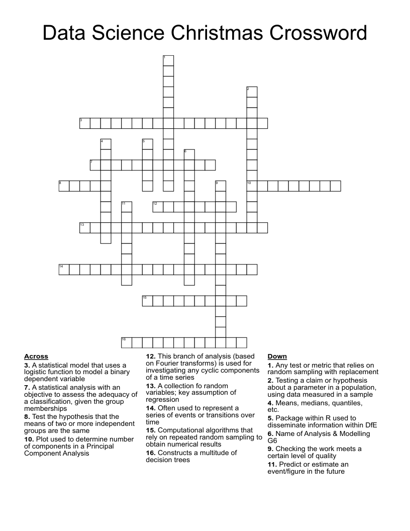 data science christmas crossword wordmint in the science of christmas crossword answer key Data Science Christmas Crossword - Wordmint in The Science of Christmas Crossword Answer Key