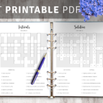 Download Printable Festivals Crossword Puzzle Pdf   Celebrate For Christmas Song Line From An Artist Crossword