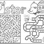 Easter Bunny Alphabet Maze & Path Activity Follow The Abcs & Find With Follower Of Christmas Or Easter Crossword