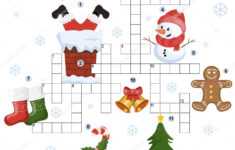 Easy Crossword Puzzle 'Christmas Day' Children Elementary Middle with regard to Christmas Crossword For Middle School