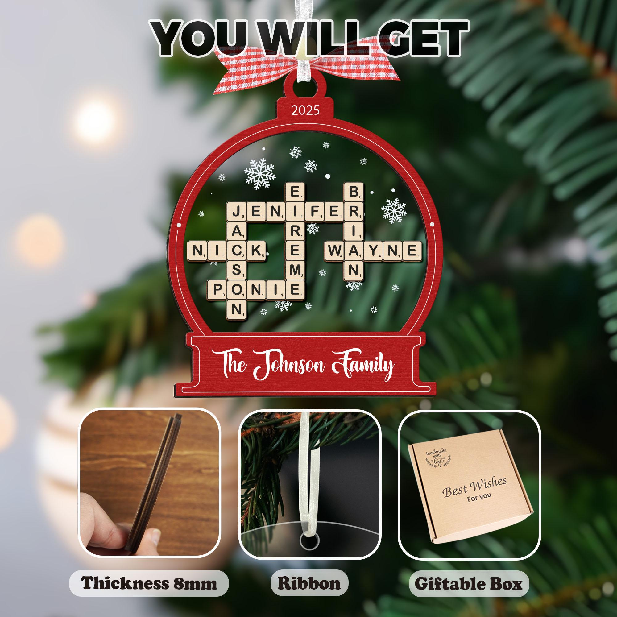family crossword christmas ornament scrabble personalized in popular christmas ornament for one crossword clue Family Crossword Christmas Ornament, Scrabble Personalized in Popular Christmas Ornament For One Crossword Clue