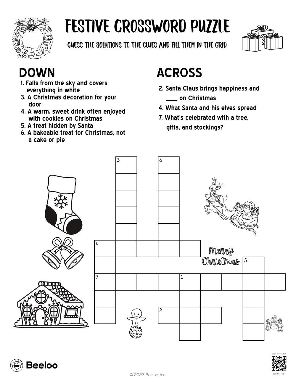 festive crossword puzzle beeloo printable crafts and activities within sweet christmas decor crossword clue Festive Crossword Puzzle • Beeloo Printable Crafts And Activities within Sweet Christmas Decor Crossword Clue