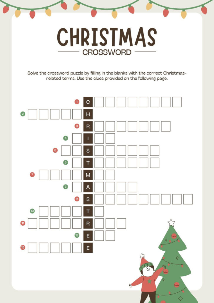 Crossword Puzzle Christmas Online Crossword Puzzle Christmas Online
