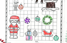 Free Christmas Crossword Printable throughout Christmas Tree Ornaments Crossword Clue