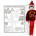 Free Elf On The Shelf Crossword Puzzle Throughout Source Of Some Halloween And Christmas Traditions Crossword