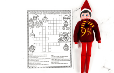 Free Elf On The Shelf Crossword Puzzle throughout Source of Some Halloween and Christmas Traditions Crossword