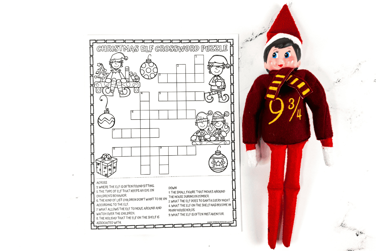 free elf on the shelf crossword puzzle with naughty child039s christmas gift crossword clue Free Elf On The Shelf Crossword Puzzle with Naughty Child's Christmas Gift Crossword Clue