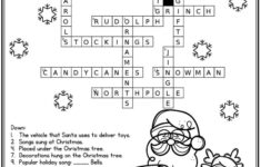 Free Holiday Crossword Printable To Print – Puzzlesandplans within Free Christmas Season Crossword