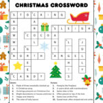 Free Printable Christmas Crossword Puzzle For Kids In Christmas Crossword Puzzle Games