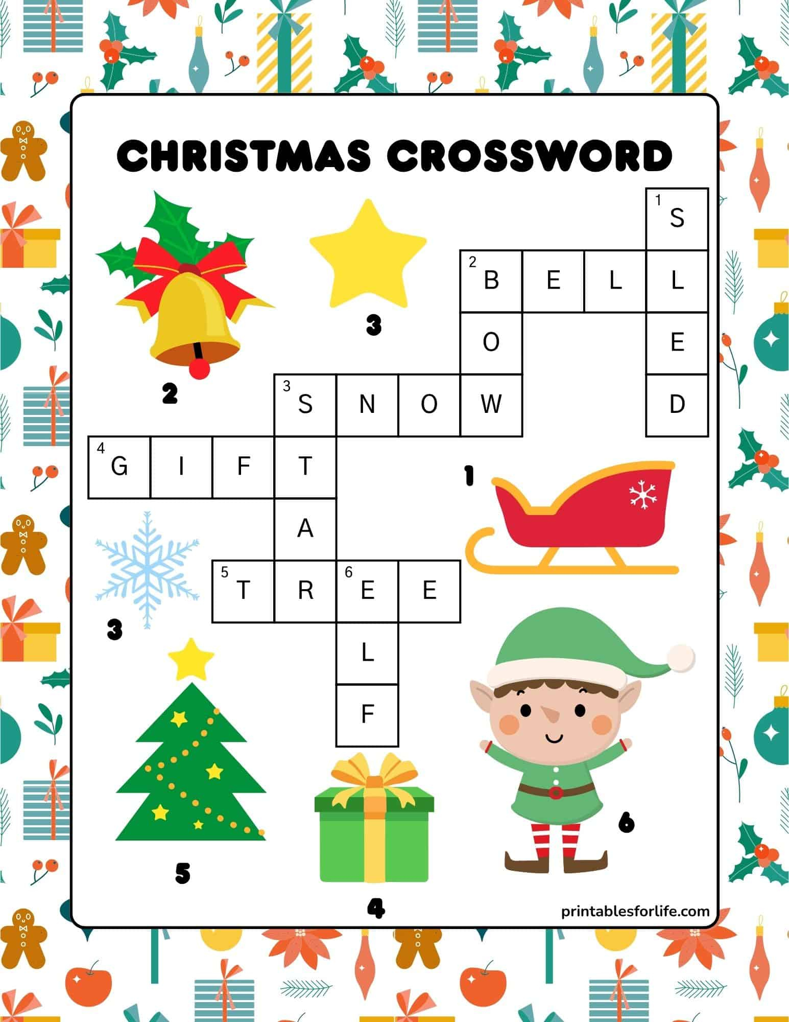 free printable christmas crossword puzzle for kids throughout easy christmas crossword puzzle printable Free Printable Christmas Crossword Puzzle For Kids throughout Easy Christmas Crossword Puzzle Printable
