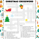 Free Printable Christmas Crossword Puzzle For Kids Throughout Season Before Christmas Crossword Clue