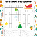 Free Printable Christmas Crossword Puzzle For Kids Within Christmas Crossword Puzzle Online Free