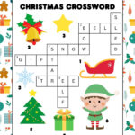 Free Printable Christmas Crossword Puzzle For Kids Within Free Easy Printable Christmas Crossword Puzzle