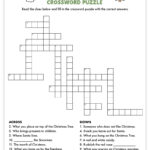 Free Printable Christmas Crossword Puzzle   Pjs And Paint Regarding Christmas Party Game Crossword Clue