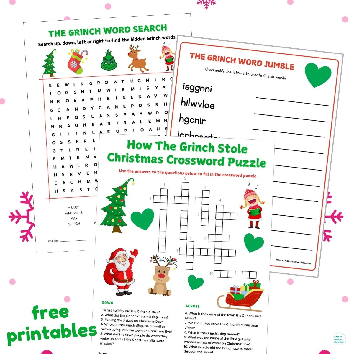 free printable the grinch word games regarding christmas travelers crossword clue Free Printable The Grinch Word Games regarding Christmas Travelers Crossword Clue