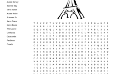 French Body Parts Crossword – Wordmint for Christmas In Paris Crossword