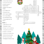Grade 3 Christmas Worksheets In Christmas Challenge Crossword Answers